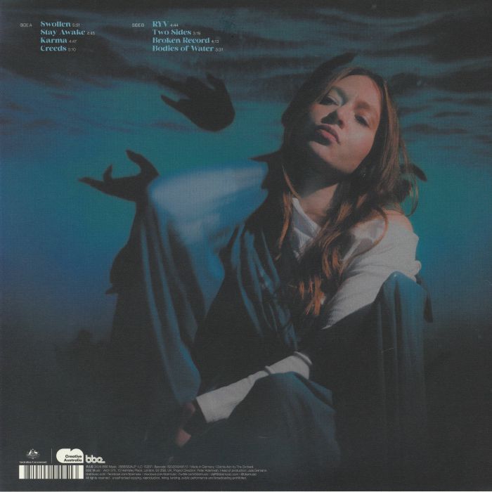 Audrey Powne – Bodies of Water (LP, BBE, 2026) Back Cover