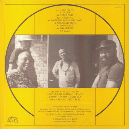 Ayanda Sikade – Umakhulu (2xLP, Afrosynth Records, 2022) Back Cover
