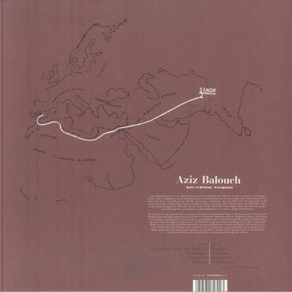 Aziz Balouch – Sufi Hispano-Pakistani (Expanded) (LP, Death Is Not The End, 2025) Back Cover