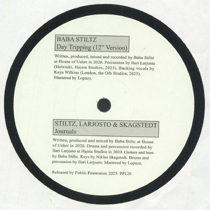 Baba Stiltz – 2020* (*Music That Never Was But Is Now) (12", Public Possession, 2025) Front Cover