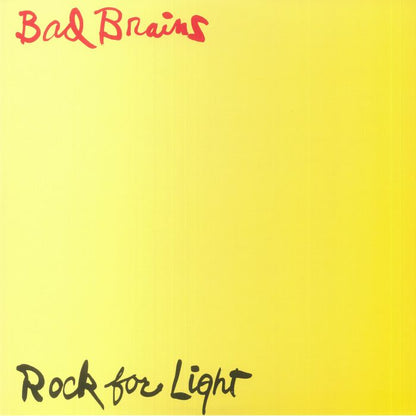 Bad Brains – Rock For Light (LP, Bad Brains Records, 2021) Front Cover