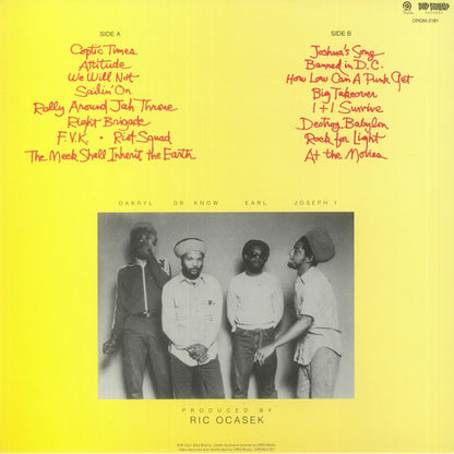Bad Brains – Rock For Light (LP, Bad Brains Records, 2021) Back Cover
