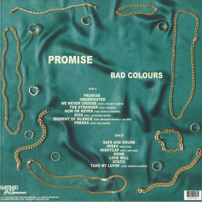 Bad Colours – Promise (LP, Bastard Jazz Recordings, 2025) Back Cover