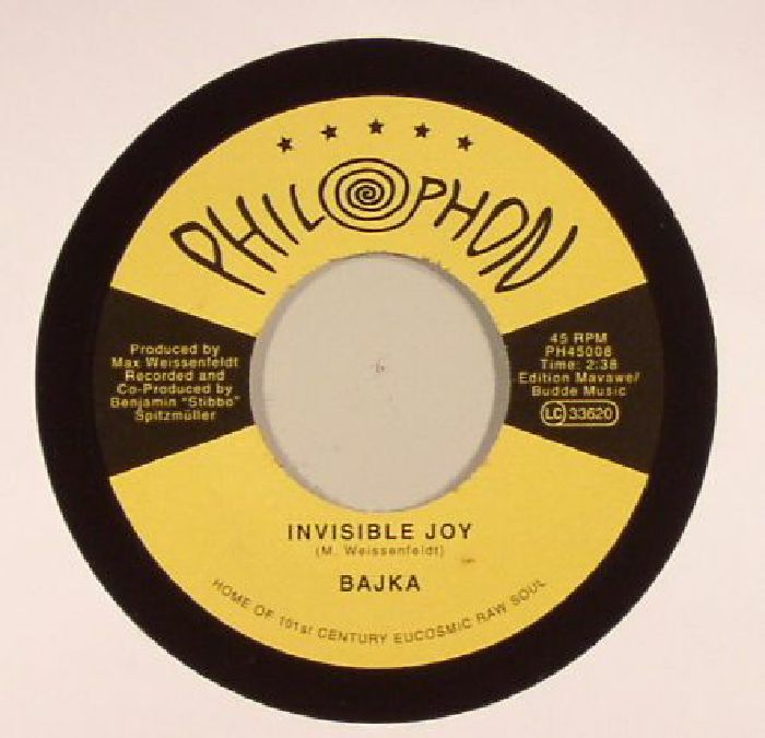 Bajka – The World / Invisible Joy (7", Philophon, 2016) Front Cover