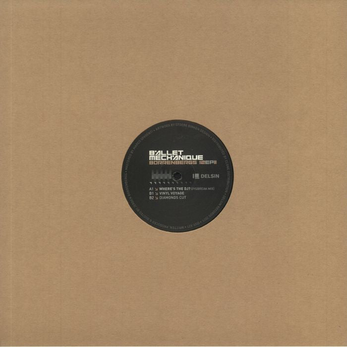 Ballet Mechanique – Borrenbergs 12 EP II (12", Delsin, 2021) Back Cover