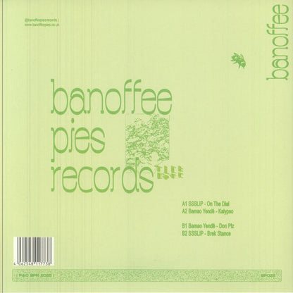 Bamao Yendé SSSLIP – Dial Up (12", Banoffee Pies Records, 2025) Back Cover