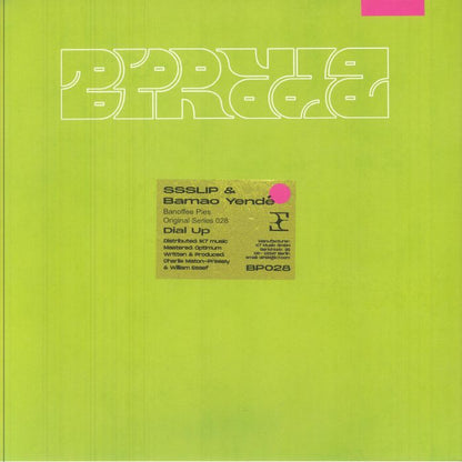 Bamao Yendé SSSLIP – Dial Up (12", Banoffee Pies Records, 2025) Front Cover
