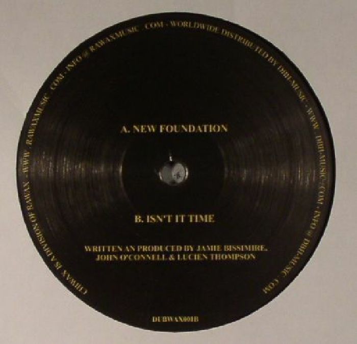 Bandulu – New Foundation / Isn't It Time (12", Dubwax, 2016) Back Cover