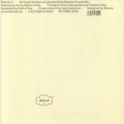 Bartosz Kruczyński – Dreams & Whispers (LP, Yellow, Balmat, 2026) Back Cover