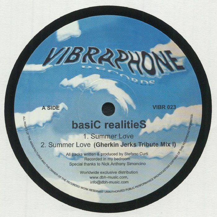 basiC realitieS – Summer Love (12", Vibraphone Records, 2021) Front Cover
