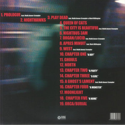 Bastien Keb – GHOULS (12", First Word Records, 2025) Back Cover