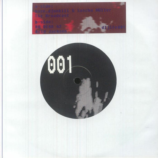 baze.djunkiii & Sascha Müller / RU DEAD 42 – The Broadcast / Acid Jackson (7", dljife, 2025) front cover