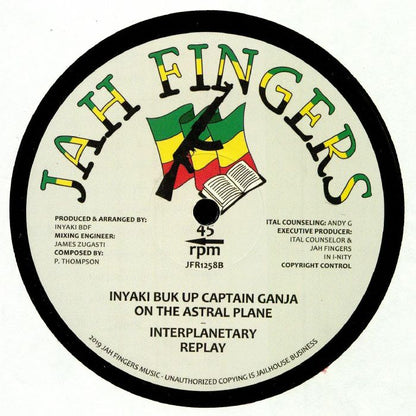 BDF All Stars – Tribute To A Tradition (12", Jah Fingers Music, 2019) Back Cover