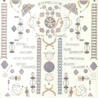 Bear Bones, Lay Low – Ideas Flotantes (LP, (K-RAA-K)³, 2023) Back Cover