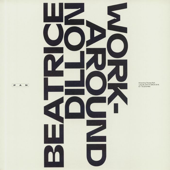 Beatrice Dillon – Workaround (LP, Pan, 2020) Back Cover