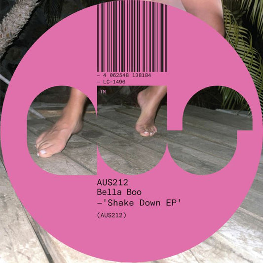 Bella Boo – Shake Down EP (12", Aus Music, 2026) Front Cover