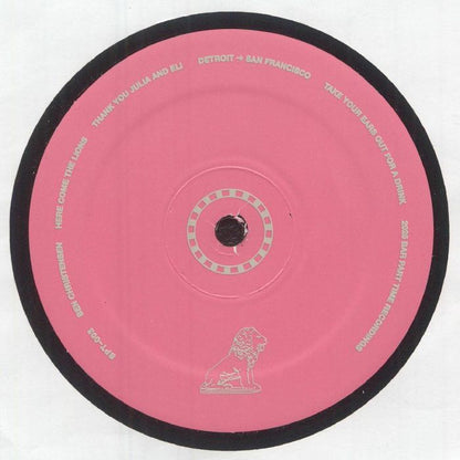 Ben Christensen – Here Come The Lions (12", Bar Part Time Recordings, 2026) Back Cover