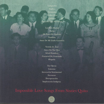 Benítez & Valencia – Impossible Love Songs From Sixties Quito (2xLP, Honest Jon's Records, 2021) Back Cover