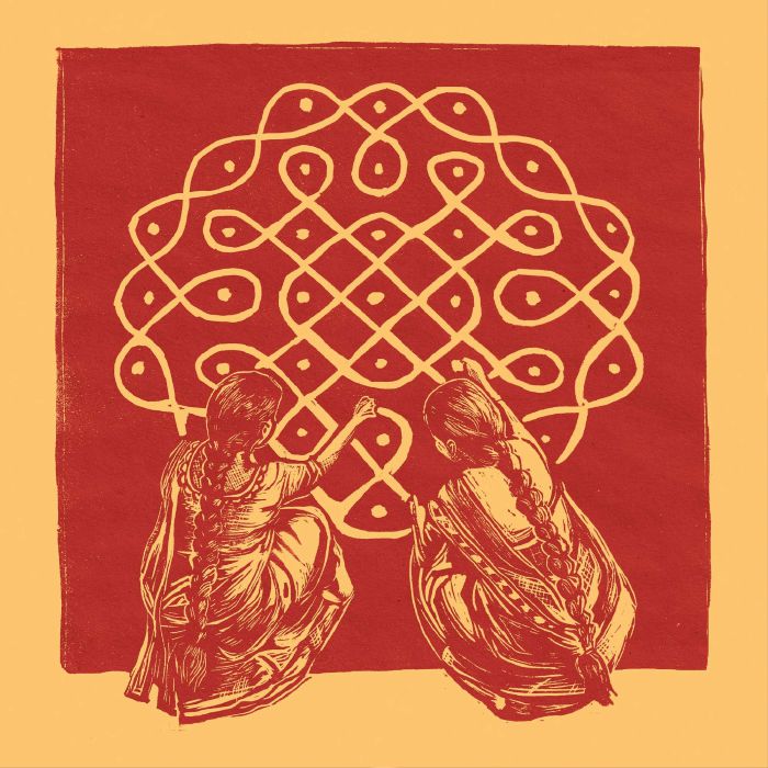 Bhairavi Raman Nanthesh Sivarajah – Syncretic (LP, Efficient Space, 2025) Front Cover