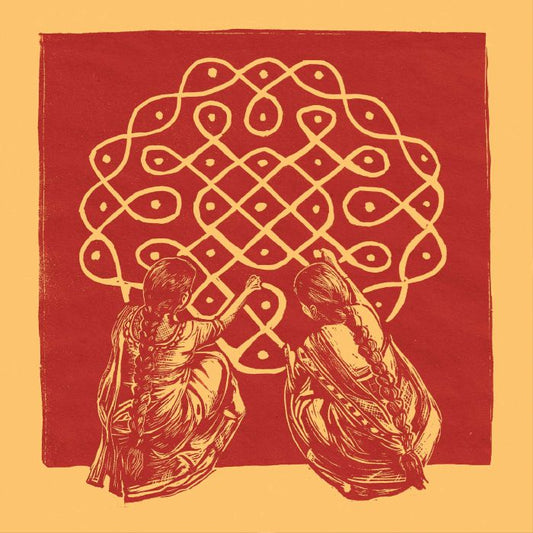 Bhairavi Raman & Nanthesh Sivarajah – Syncretic (LP, Efficient Space, 2025) front cover