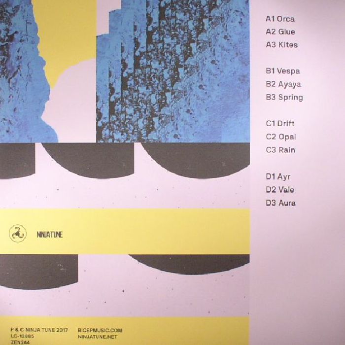 Bicep – Bicep (2xLP, Ninja Tune, 2017) Back Cover