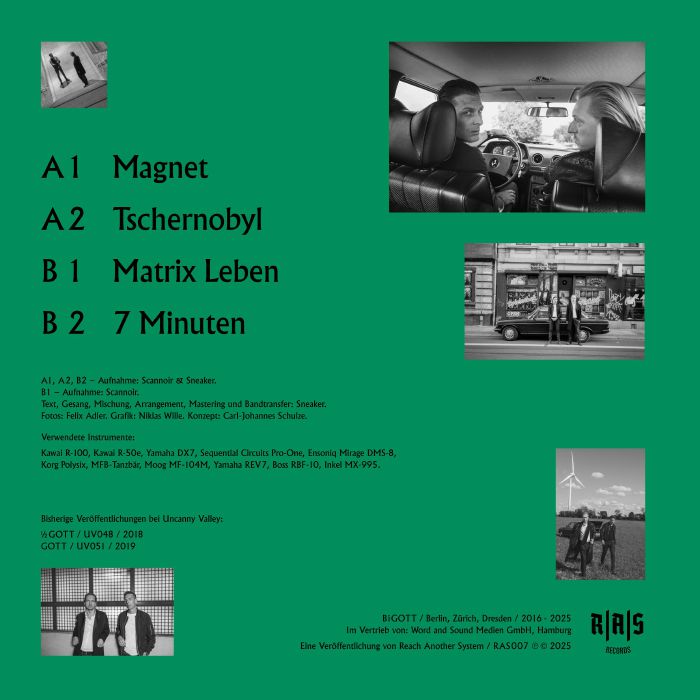 BiGOTT – EP (12", Reach Another System, 2025) Back Cover