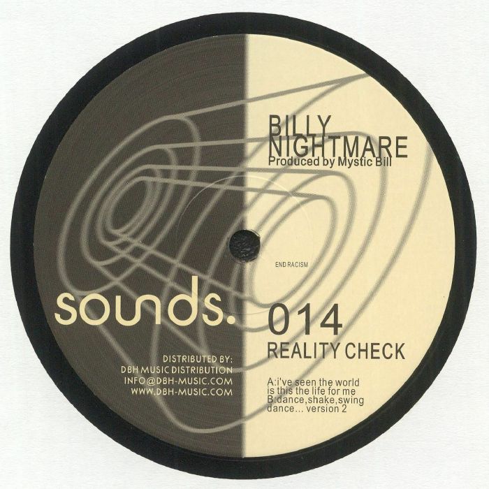 Billy Nightmare – Reality Check (12", Sounds., 2022) Front Cover