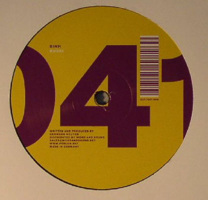 Binh – Visio (12", Perlon, 2015) Back Cover