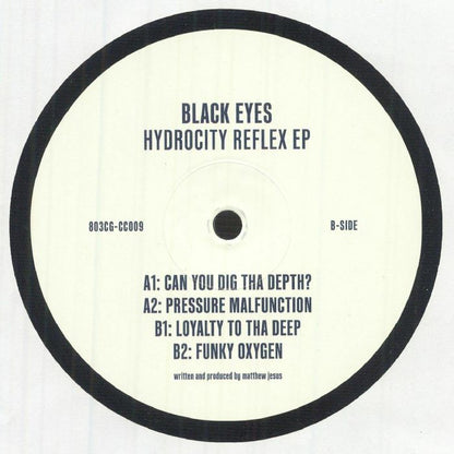 Black Eyes – Hydrocity Reflex EP (12", Collective Cuts, 2026) Back Cover