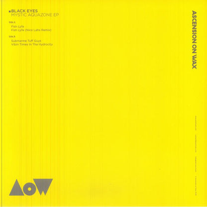 Black Eyes – Mystic Aquazone EP (12", Ascension On Wax, 2026) Back Cover