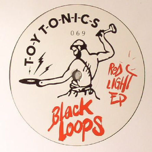 Black Loops – Red Light EP (12", Toy Tonics, 2017) Front Cover