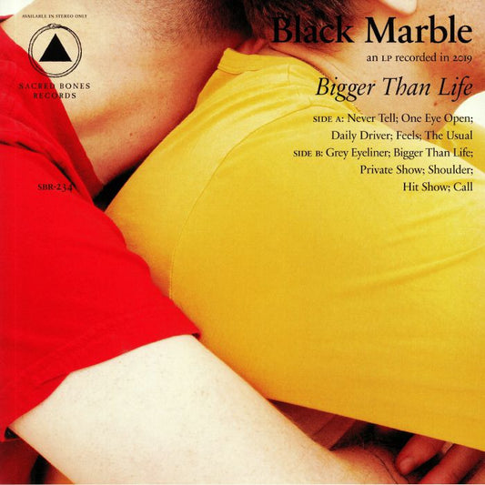 Black Marble – Bigger Than Life (LP, Red, Sacred Bones Records, 2019) Front Cover