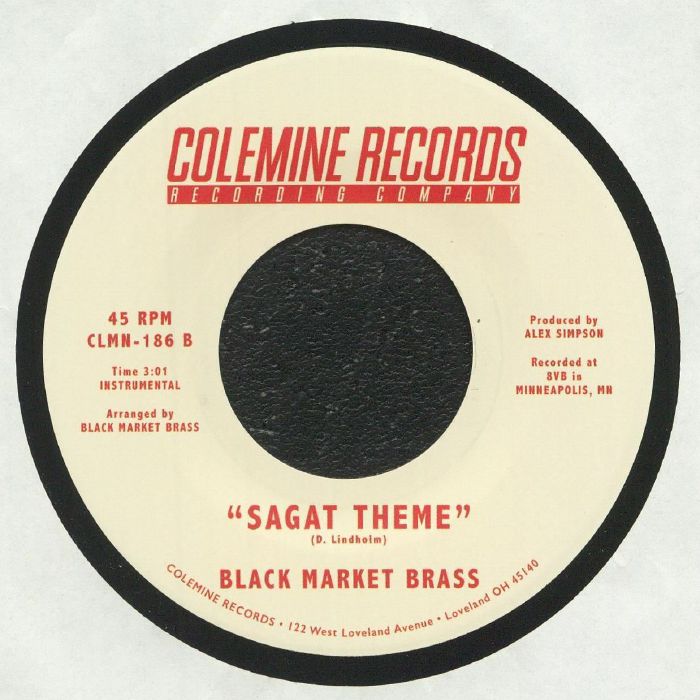 Black Market Brass – Chemical Plant Zone / Sagat Theme (7", Red Opaque, Colemine Records, 2021) Back Cover