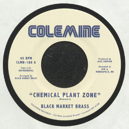 Black Market Brass – Chemical Plant Zone / Sagat Theme (7", Red Opaque, Colemine Records, 2021) Front Cover