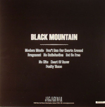 Black Mountain – Black Mountain (LP, Jagjaguwar, 2005) Back Cover