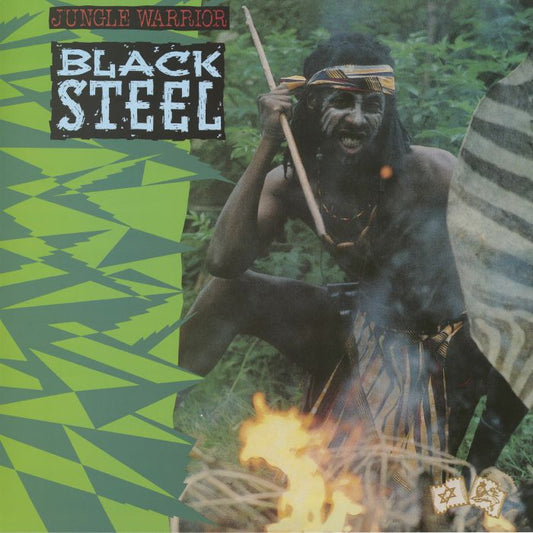Black Steel – The Jungle Warrior (LP, Ariwa, 2026) Front Cover