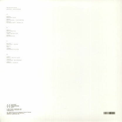 Blackploid – Enter Universe (2x12", Central Processing Unit, 2023) Back Cover