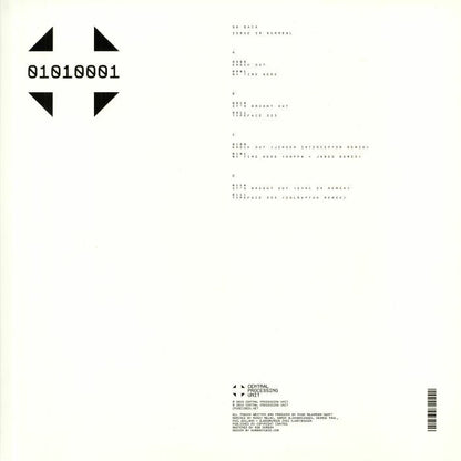 Blackploid – Strange Stars (12", Central Processing Unit, 2025) back cover
