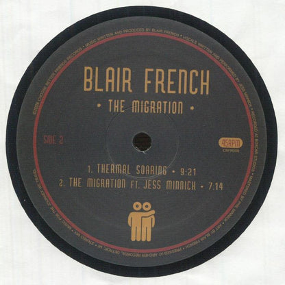 Blair French – The Migration (12", Choose Better Friends Records, 2026) Back Cover
