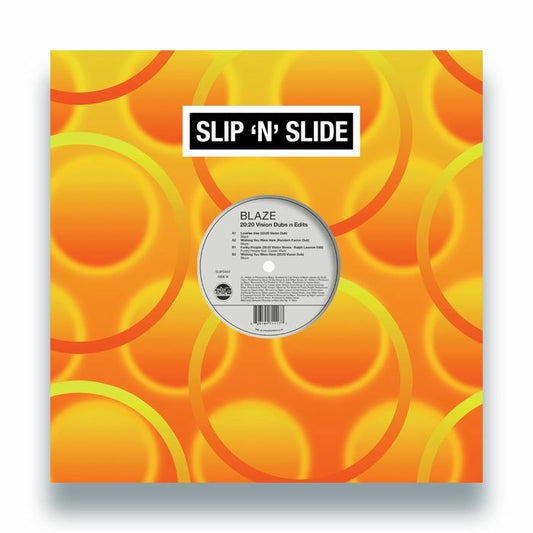 Blaze – 20:20 Vision Dubs'n'Edits (12", Slip n Slide, 2026) Front Cover