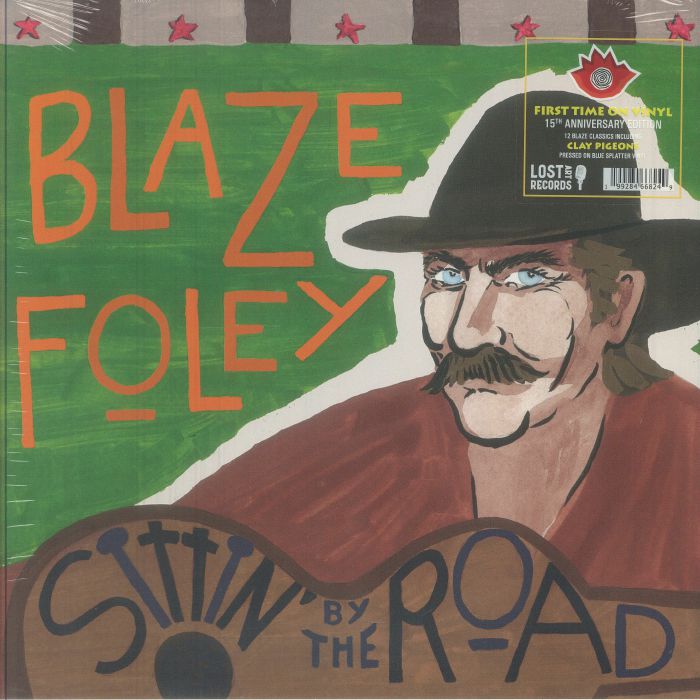 Blaze Foley – Sittin' By The Road (15th Anniversary Edition) (LP, Midnight Blue Splatter, Lost Art, 2025) Front Cover