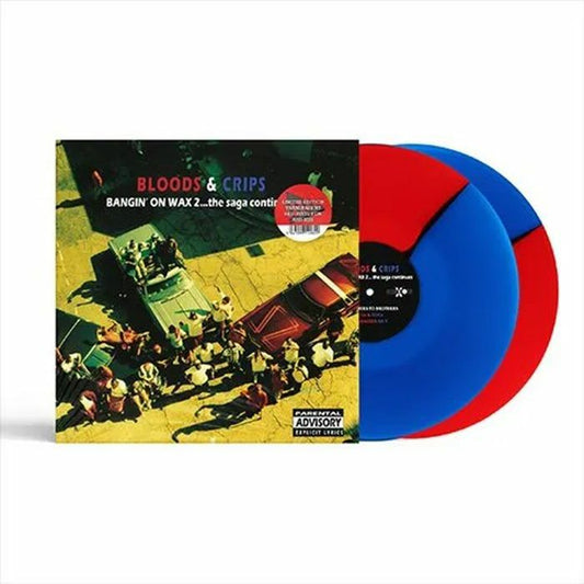 Bloods & Crips – Bangin' On Wax 2: The Saga Continues (LP, Dangerous, 2026) Front Cover