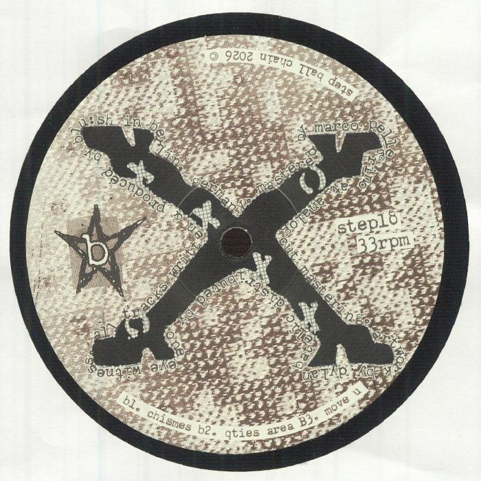 Blu:sh – Dopamine Riot EP (12", Step Ball Chain, 2026) Back Cover