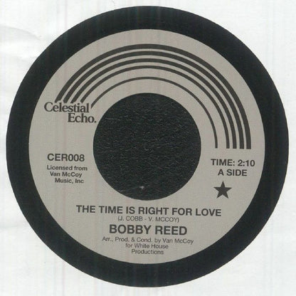 Bobby Reed – The Time Is Right For Love / If I Don't Love You (7", Celestial Echo, 2025) image 01