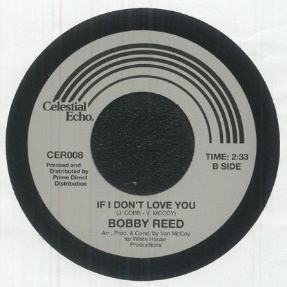 Bobby Reed – The Time Is Right For Love / If I Don't Love You (7", Celestial Echo, 2025) image 02