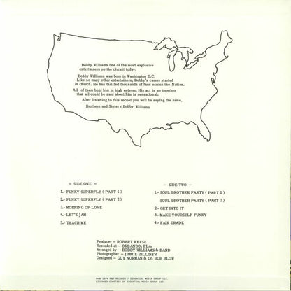 Bobby Williams – Funky Super Fly (LP, Mr Bongo, 2026) Back Cover