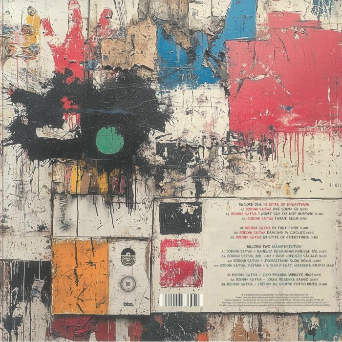 Boddhi Satva – Manifest Everything (2xLP, Batakari, 2025) Back Cover