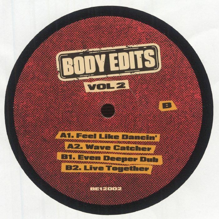 Body Edits – Vol 2 (12", Body Edits, 2026) Back Cover