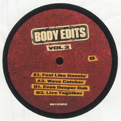Body Edits – Vol 2 (12", Body Edits, 2026) Back Cover
