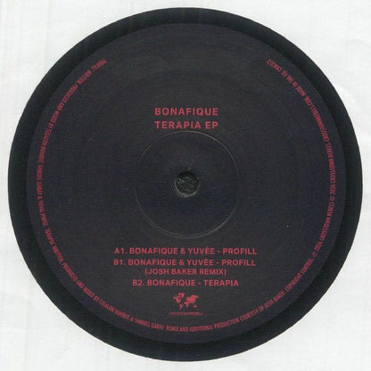 Bonafique – Terapia EP (12", Crosstown Rebels, 2026) Back Cover